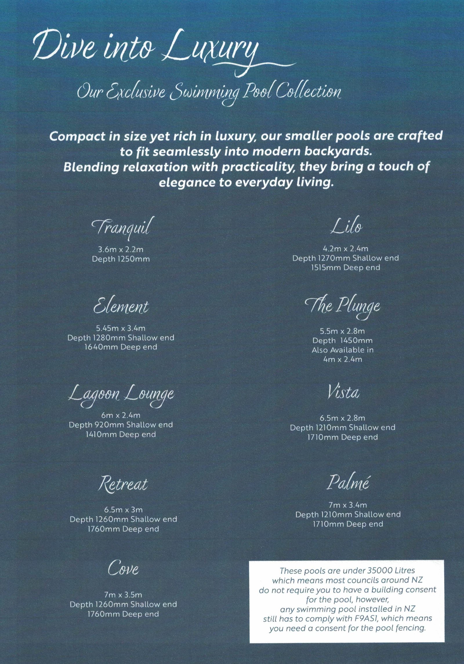 Swimming Pool Collection
