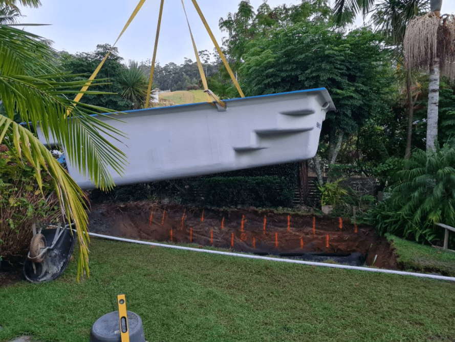 fibreglass swimming pool